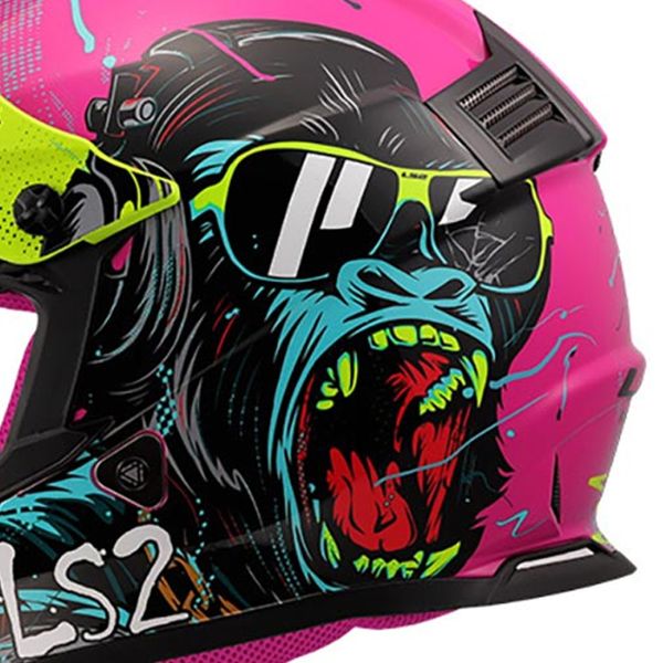 LS2 Fast II Mini Gorilla Purple MX437