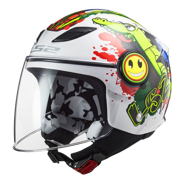 Kinder LS2 Funny Croco White OF602