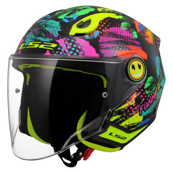 Kinder LS2 Funny II Joy Schwarz OF622 Kinder LS2 Funny II Joy Schwarz OF622