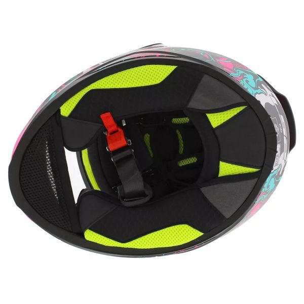 LS2 Kid Cyberg Purple Cyan FF812