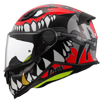 Kinder LS2 Kid Punk Grey Red FF812
