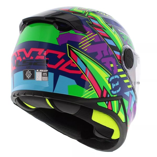 LS2 Kid Svent Blau Grün FF812