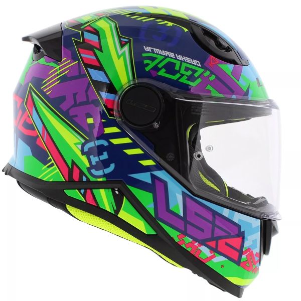 LS2 Kid Svent Blau Grün FF812