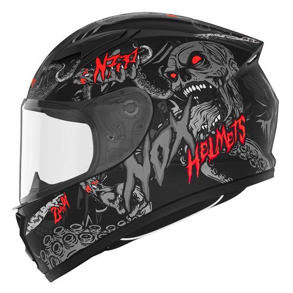 Kinder NOX N731 Zumbi Matt Black Red Kinder NOX N731 Zumbi Matt Black Red