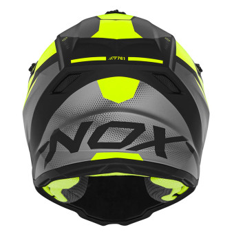 NOX N761 Fusion Matt Black Neon Yellow