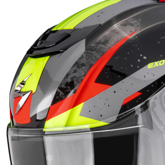 Scorpion Exo-Jnr Air Tako Black Neon Yellow Red