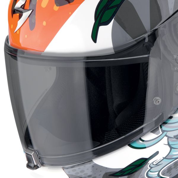 Scorpion Exo-Jnr Air The4elements White Blue Orange