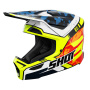 Casque Kinder SHOT Furious Kid Flash Blue Neon Yellow Glossy 2.0