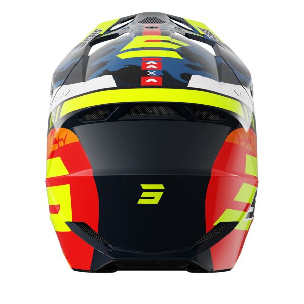 SHOT Furious Kid Flash Blue Neon Yellow Glossy 2.0