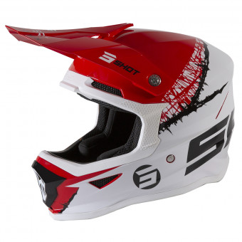 Kinder SHOT Furious Storm Red White Glossy Kids