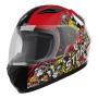Casque Kinder Stormer Rule Doodle Red