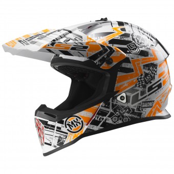 Kinder LS2 Fast Mini Glitch Orange MX437J