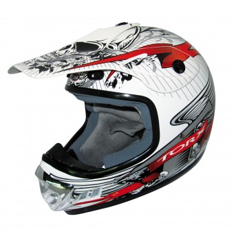 Casque Kinder Torx Peter Gang White Red Enfant Casque Kinder Torx Peter Gang White Red Enfant