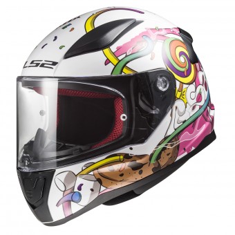 Kinder LS2 Rapid Mini Crazy Pop White Pink FF353J