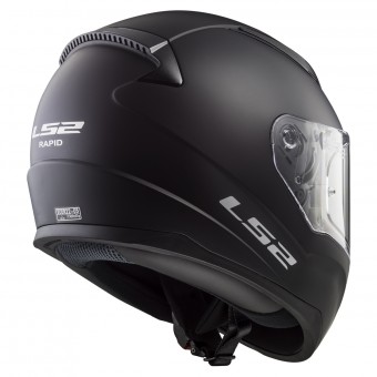 LS2 Rapid Mini Solid Matt Black FF353J
