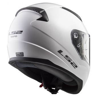 LS2 Rapid Mini Solid White FF353J