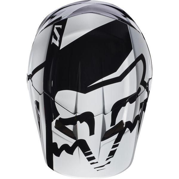 FOX V1 Race Black 001- Kinder