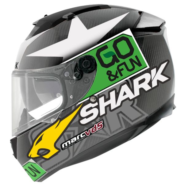 Integral Shark Speed-R Max Vision Pinlock Carbon Redding Mat DGY