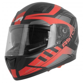 Integral Astone GT 900 Street Matt Red Black