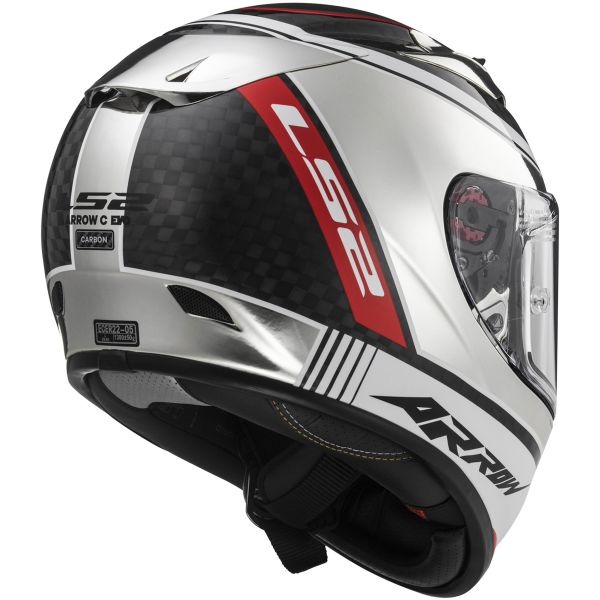 LS2 Arrow C Evo Indy Carbon Chrome FF323