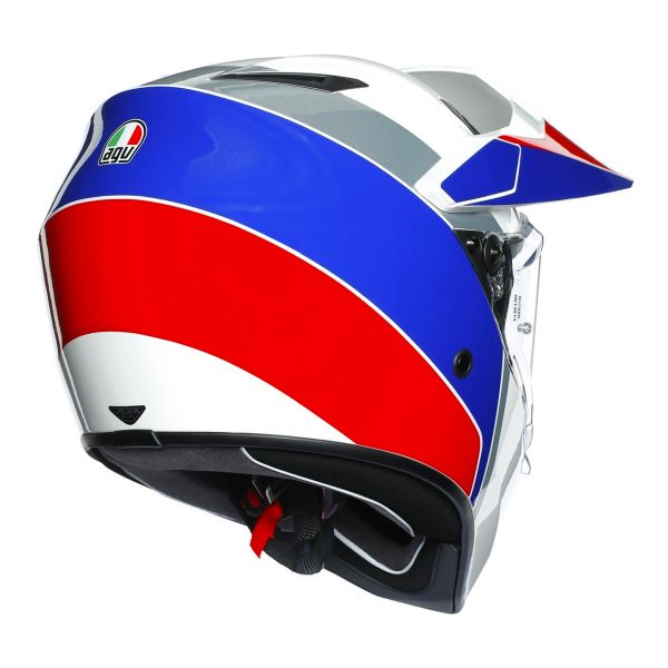 AGV AX-9 Atlante White Blue Red