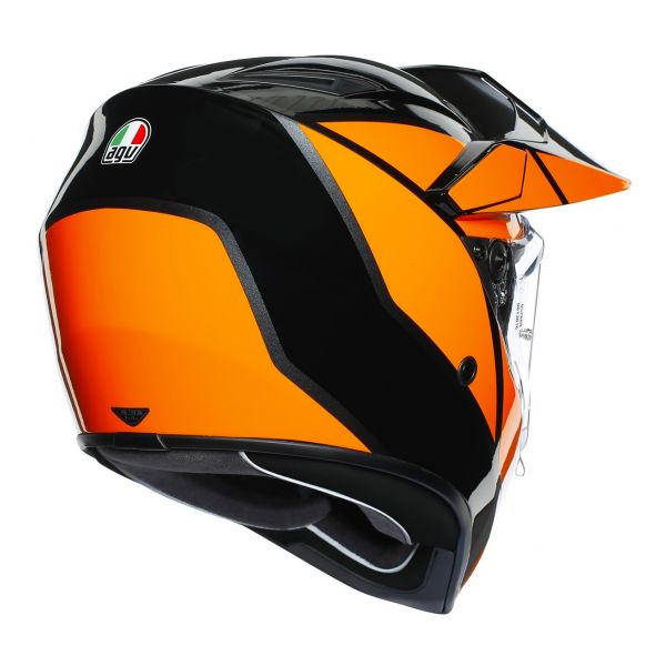 AGV AX-9 Trail Gun Metal Orange