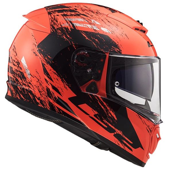 LS2 Breaker Swat Fluo Orange Black FF390