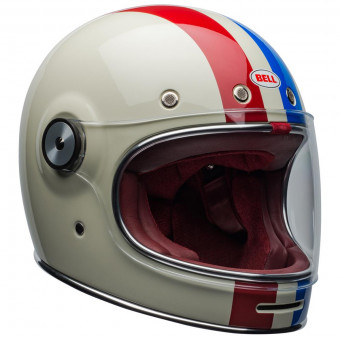 Integral Bell Bullitt Dlx Command Vintage White Red Blue