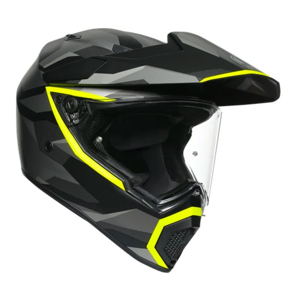 Integral AGV AX-9 Siberia Matt Black Yellow Fluo
