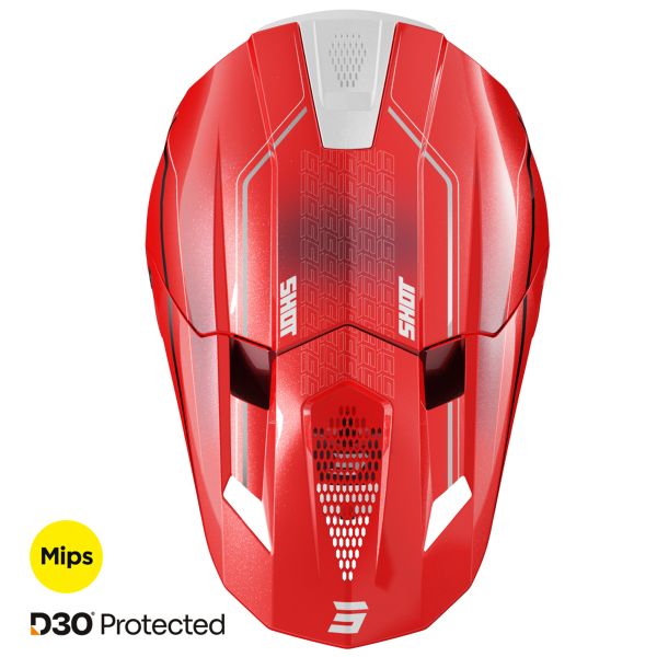 SHOT Trek Max Vision Rally Black Red Matt