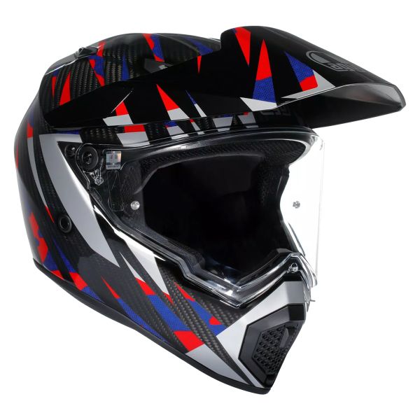 Integral AGV AX9 Steppa Carbon Red Blue Integral AGV AX9 Steppa Carbon Red Blue