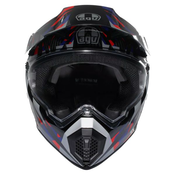AGV AX9 Steppa Carbon Red Blue