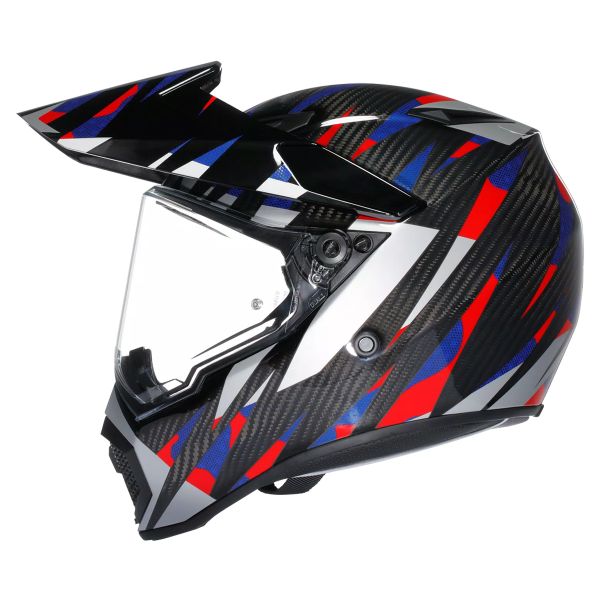 AGV AX9 Steppa Carbon Red Blue