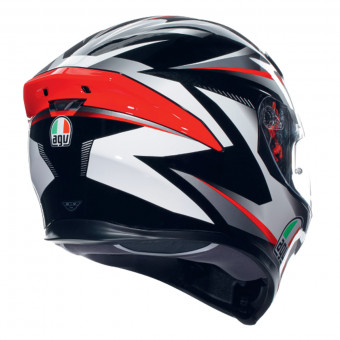 AGV K-5 S Top Multi Plasma White BlacK Red