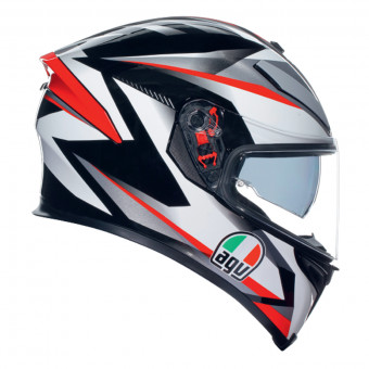 AGV K-5 S Top Multi Plasma White BlacK Red