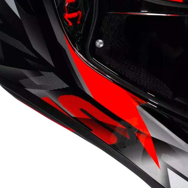 AGV K1 S Fastlap Black Grey Red