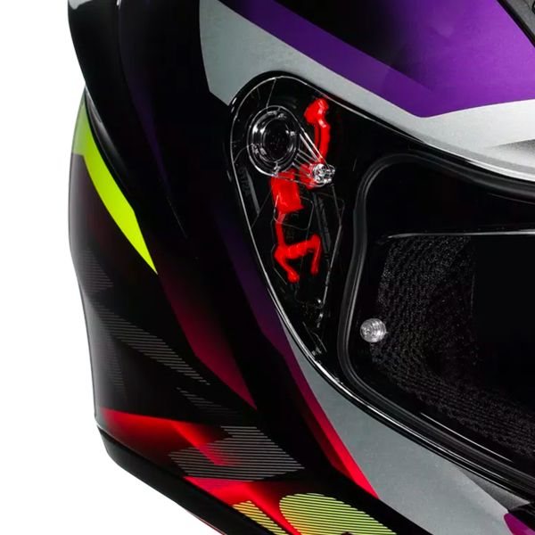 AGV K1 S Fastlap Black Purple Pink