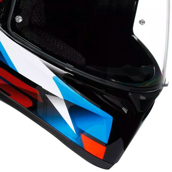 AGV K1 S Fastlap Black Red Blue