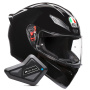 Casque Integral AGV K1 S Mono Black + Kit Bluetooth BT Mini