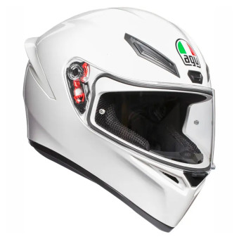 AGV K1 S Mono White + Kit Bluetooth 5S Solo