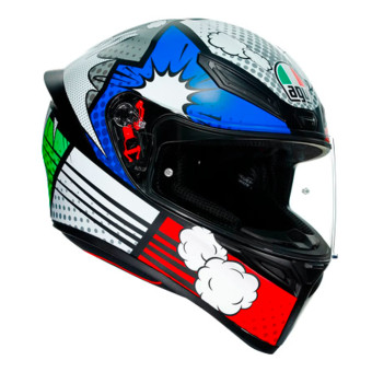 Integral AGV K1 S Multi Bang Matt Italy Blue