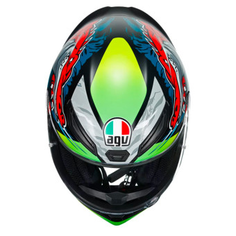 AGV K1 S Multi Dundee Matt Lime Red