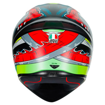 AGV K1 S Multi Dundee Matt Lime Red