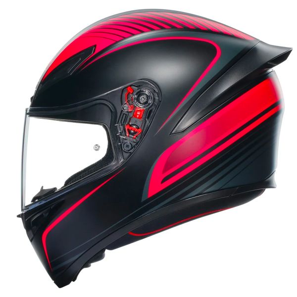 AGV K1 S Multi Warmup Black Pink + Kit Bluetooth Lokui K30
