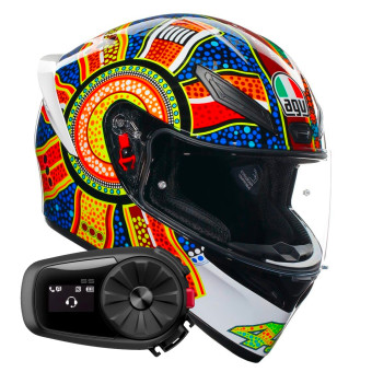 Casque Integral AGV K1 S Top Dreamtime + Kit Bluetooth 5S Solo Casque Integral AGV K1 S Top Dreamtime + Kit Bluetooth 5S Solo