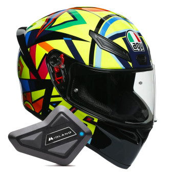 Integral AGV K1 S Top Soleluna 2017 + Kit Bluetooth BT Mini