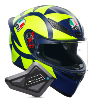 Integral AGV K1 S Top Soleluna 2018 + Kit Bluetooth BT Mini