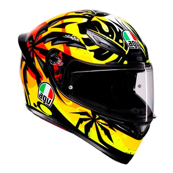 Integral AGV K1 S Tropicrush Black Orange