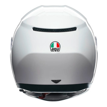 AGV K3 Mono Silk White + Kit Bluetooth Lokui K30