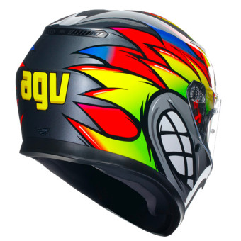 AGV K3 Multi Birdy 2.0 Grey Yellow Red + Kit Bluetooth BT Mini